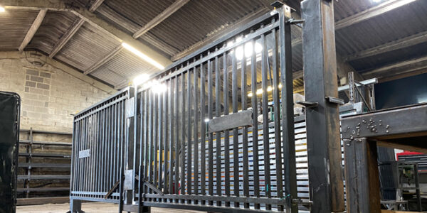 Industrial Gate Design Auto Entry
